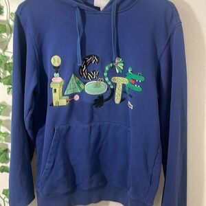 Lacoste blue hoodie